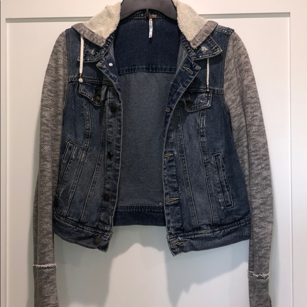 Free People Denim Jean Jacket